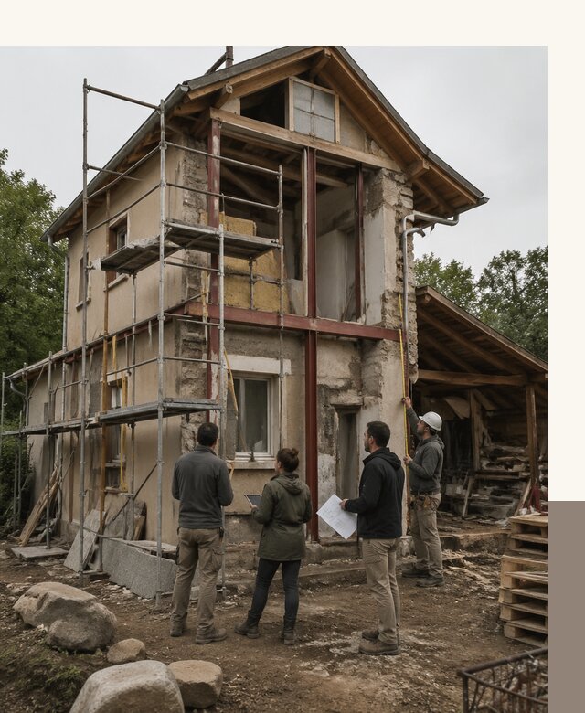 Реконструкция загородного дома под ключ в Клине от бюро
